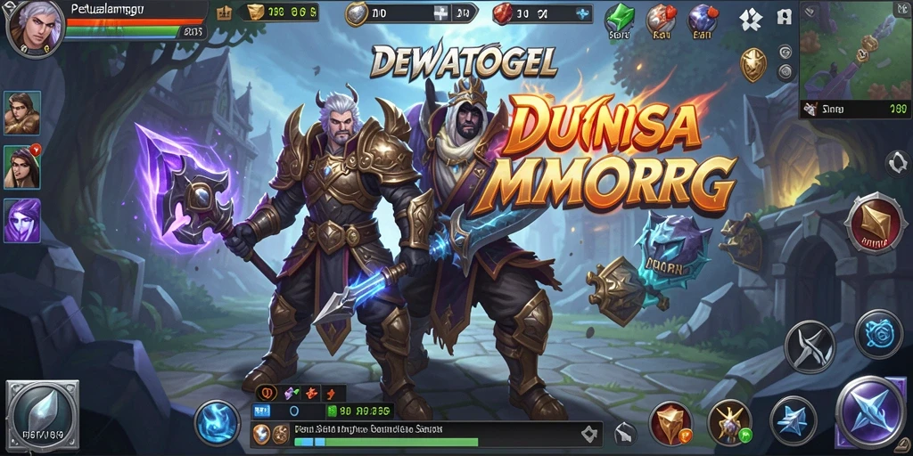 Gameplay intens dan seru di dunia MMORPG DEWATOGEL.