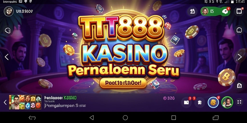 Screenshot gameplay TTT888 dengan aksi kasino yang mendebarkan.